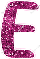 CU 23.5" Individuals - Hot Pink Sparkle E