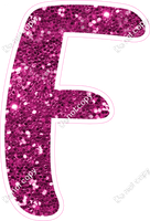 CU 23.5" Individuals - Hot Pink Sparkle F