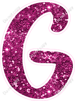 CU 23.5" Individuals - Hot Pink Sparkle G