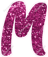 CU 23.5" Individuals - Hot Pink Sparkle M