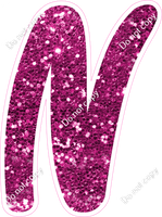 CU 23.5" Individuals - Hot Pink Sparkle N