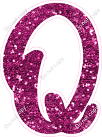 CU 23.5" Individuals - Hot Pink Sparkle Q