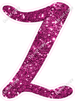CU 23.5" Individuals - Hot Pink Sparkle Z