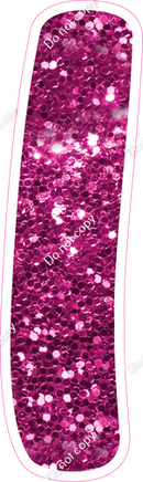 CU 23.5" Individuals - Hot Pink Sparkle 1