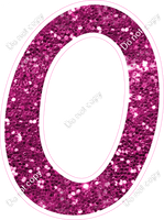 CU 23.5" Individuals - Hot Pink Sparkle