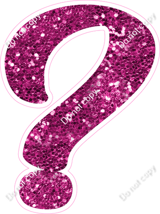 CU 23.5" Individuals - Hot Pink Sparkle ?