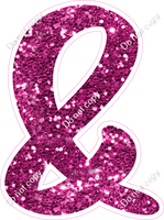 CU 23.5" Individuals - Hot Pink Sparkle &