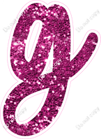 CU 23.5" Individuals - Hot Pink Sparkle g