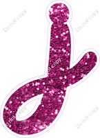 CU 23.5" Individuals - Hot Pink Sparkle j
