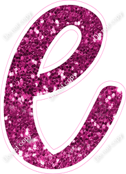 CU 23.5" Individuals - Hot Pink Sparkle l