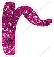 CU 23.5" Individuals - Hot Pink Sparkle r