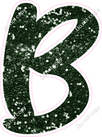 CU 23.5" Individuals - Hunter Green Sparkle B