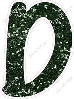 CU 23.5" Individuals - Hunter Green Sparkle D