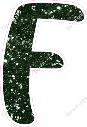CU 23.5" Individuals - Hunter Green Sparkle F