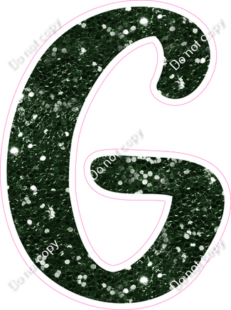 CU 23.5" Individuals - Hunter Green Sparkle G