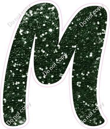 CU 23.5" Individuals - Hunter Green Sparkle M