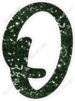 CU 23.5" Individuals - Hunter Green Sparkle O