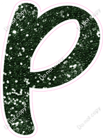 CU 23.5" Individuals - Hunter Green Sparkle P