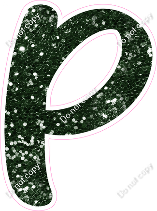 CU 23.5" Individuals - Hunter Green Sparkle P