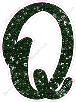 CU 23.5" Individuals - Hunter Green Sparkle Q