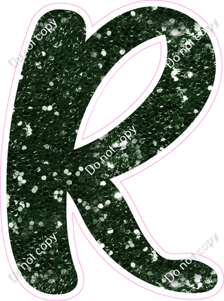 CU 23.5" Individuals - Hunter Green Sparkle R