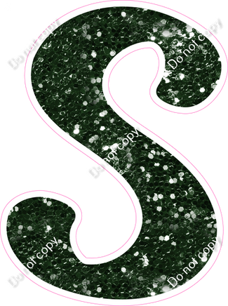 CU 23.5" Individuals - Hunter Green Sparkle S