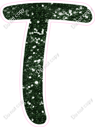 CU 23.5" Individuals - Hunter Green Sparkle T