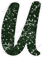 CU 23.5" Individuals - Hunter Green Sparkle U