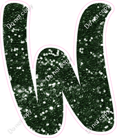 CU 23.5" Individuals - Hunter Green Sparkle W