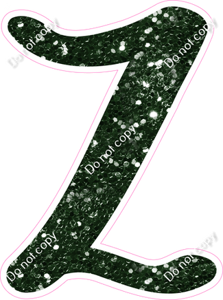 CU 23.5" Individuals - Hunter Green Sparkle Z