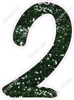 CU 23.5" Individuals - Hunter Green Sparkle 2