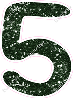 CU 23.5" Individuals - Hunter Green Sparkle 5