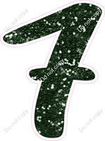 CU 23.5" Individuals - Hunter Green Sparkle 7