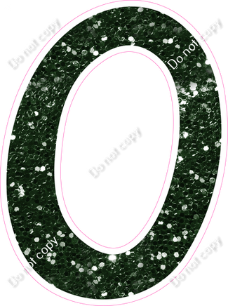 CU 23.5" Individuals - Hunter Green Sparkle