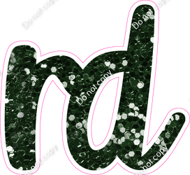 CU 23.5" Individuals - Hunter Green Sparkle RD