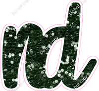 CU 23.5" Individuals - Hunter Green Sparkle ND