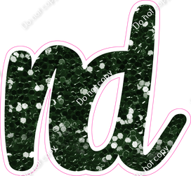 CU 23.5" Individuals - Hunter Green Sparkle ND