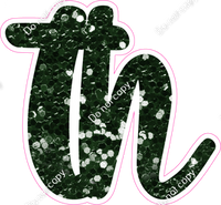 CU 23.5" Individuals - Hunter Green Sparkle TH