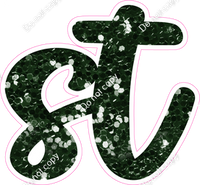 CU 23.5" Individuals - Hunter Green Sparkle ST