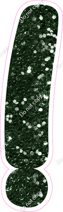 CU 23.5" Individuals - Hunter Green Sparkle !