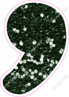 CU 23.5" Individuals - Hunter Green Sparkle Apostrophe