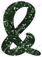 CU 23.5" Individuals - Hunter Green Sparkle &