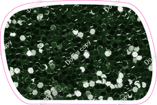 CU 23.5" Individuals - Hunter Green Sparkle Dash