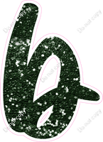 CU 23.5" Individuals - Hunter Green Sparkle b