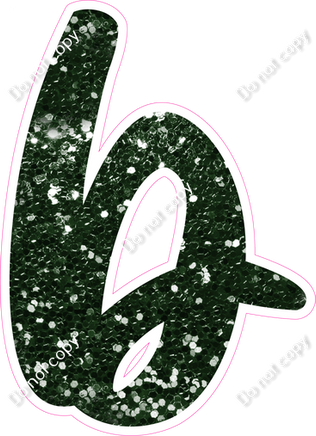 CU 23.5" Individuals - Hunter Green Sparkle b