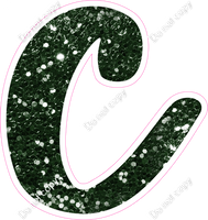 CU 23.5" Individuals - Hunter Green Sparkle c