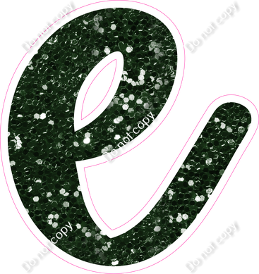 CU 23.5" Individuals - Hunter Green Sparkle e