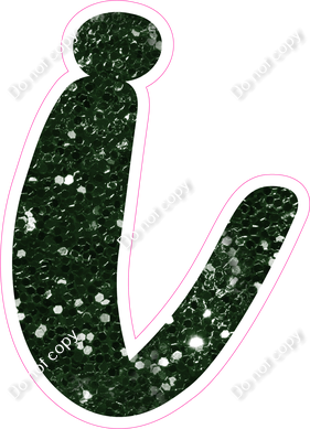 CU 23.5" Individuals - Hunter Green Sparkle i