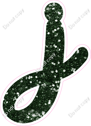 CU 23.5" Individuals - Hunter Green Sparkle j