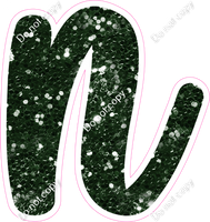 CU 23.5" Individuals - Hunter Green Sparkle n